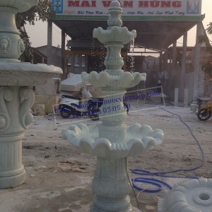 Thi công đài phun nước nghệ thuật bằng đá