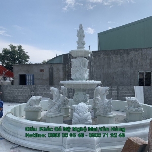 Những mẫu đài phun nước bằng đá đẹp ngây ngất